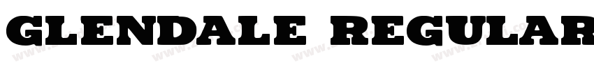 Glendale regular字体转换